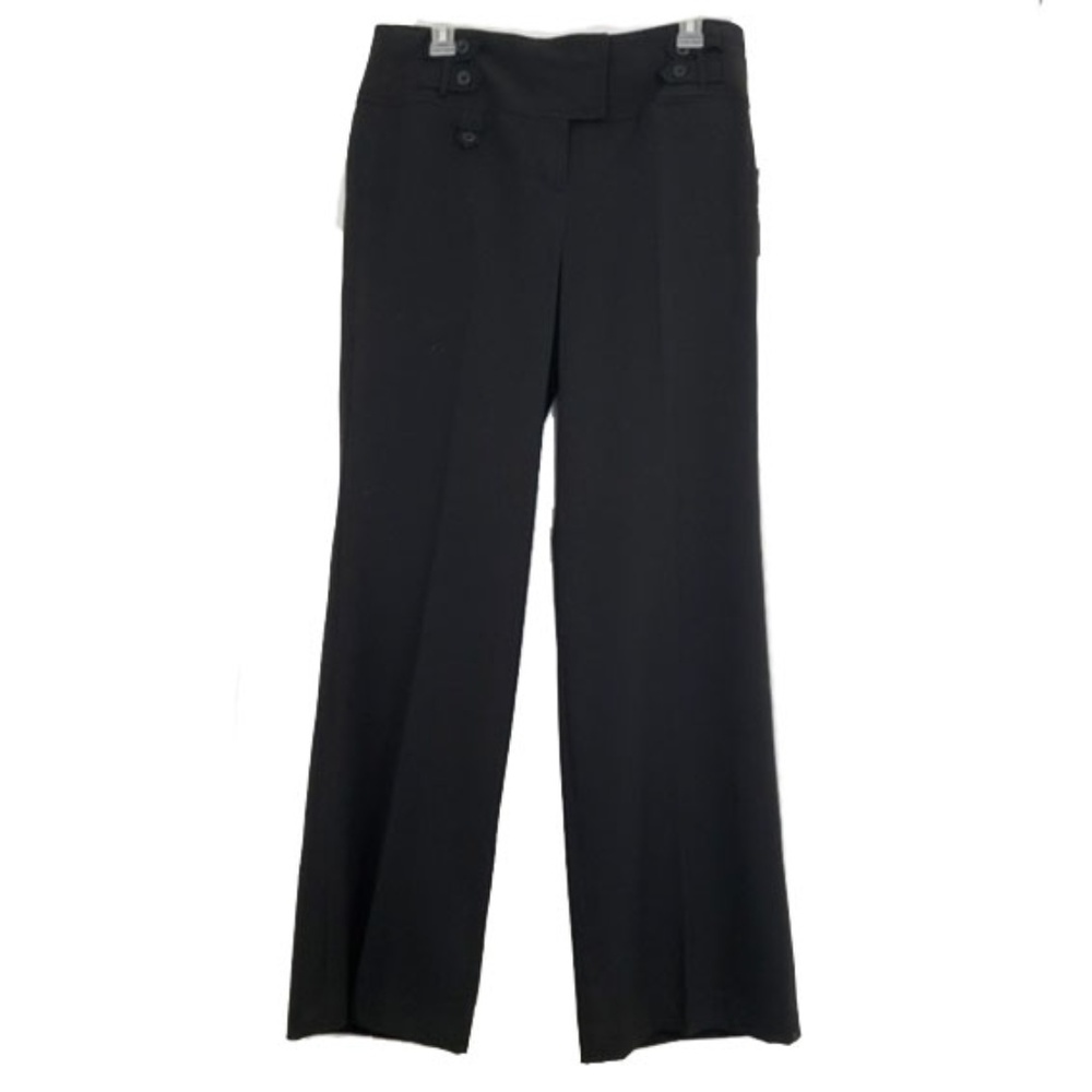 Larry Levine Black Dress Business Pants Size 8